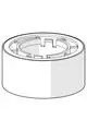 HANSA-Hoher-Sockel-HANSA-30-mm-Chrom-59912710 gallery number 1